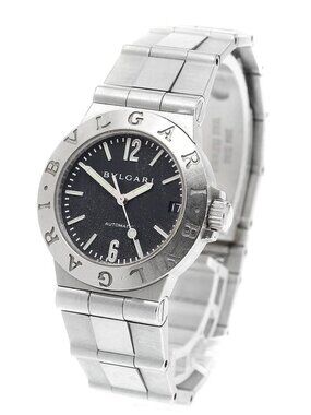 BVLGARI Diagono LCV29S Date black Dial Automatic Ladies Watch_916932